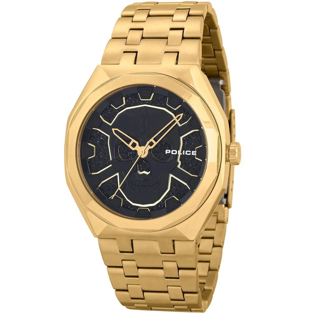 Police Gold Stainless Steel Dress Watch | Regal Royce