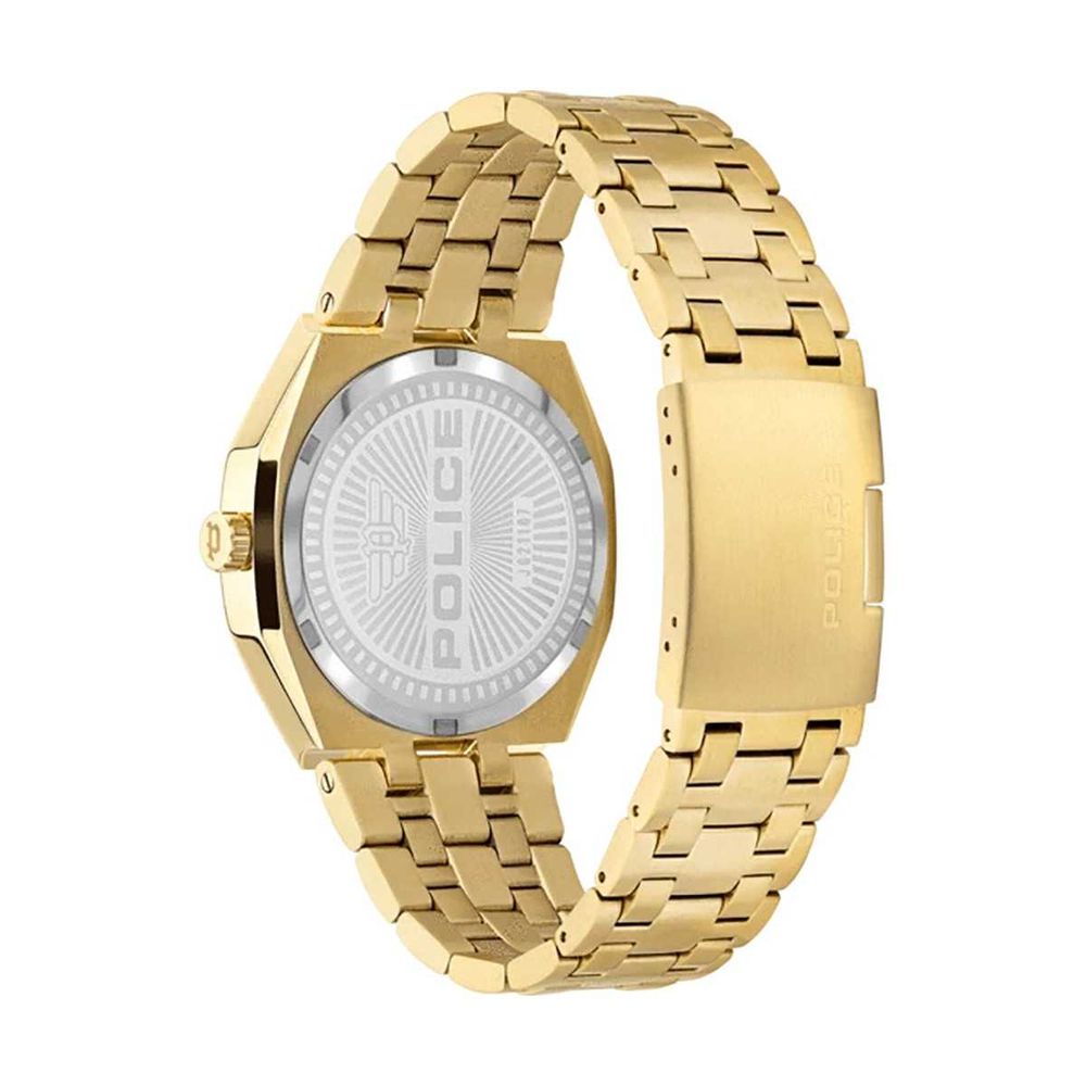 Police Gold Stainless Steel Dress Watch | Regal Royce