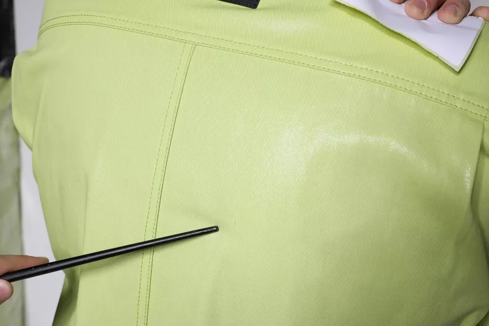 Dolce & Gabbana Green Cotton Collared Men Button Down Shirt | Regal Royce