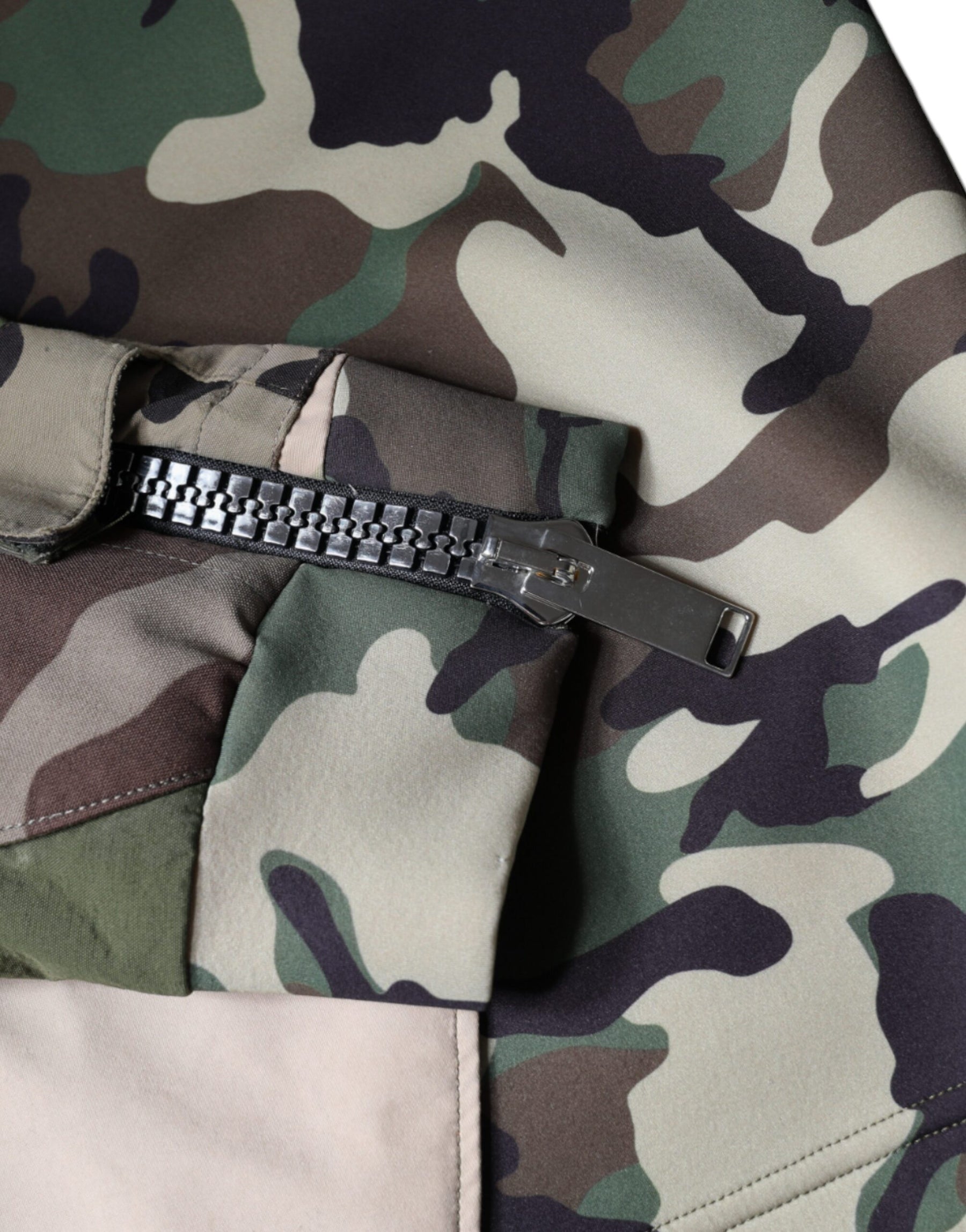 Dolce & Gabbana Multicolor Camouflage Hooded Sweatshirt Sweater | Regal Royce