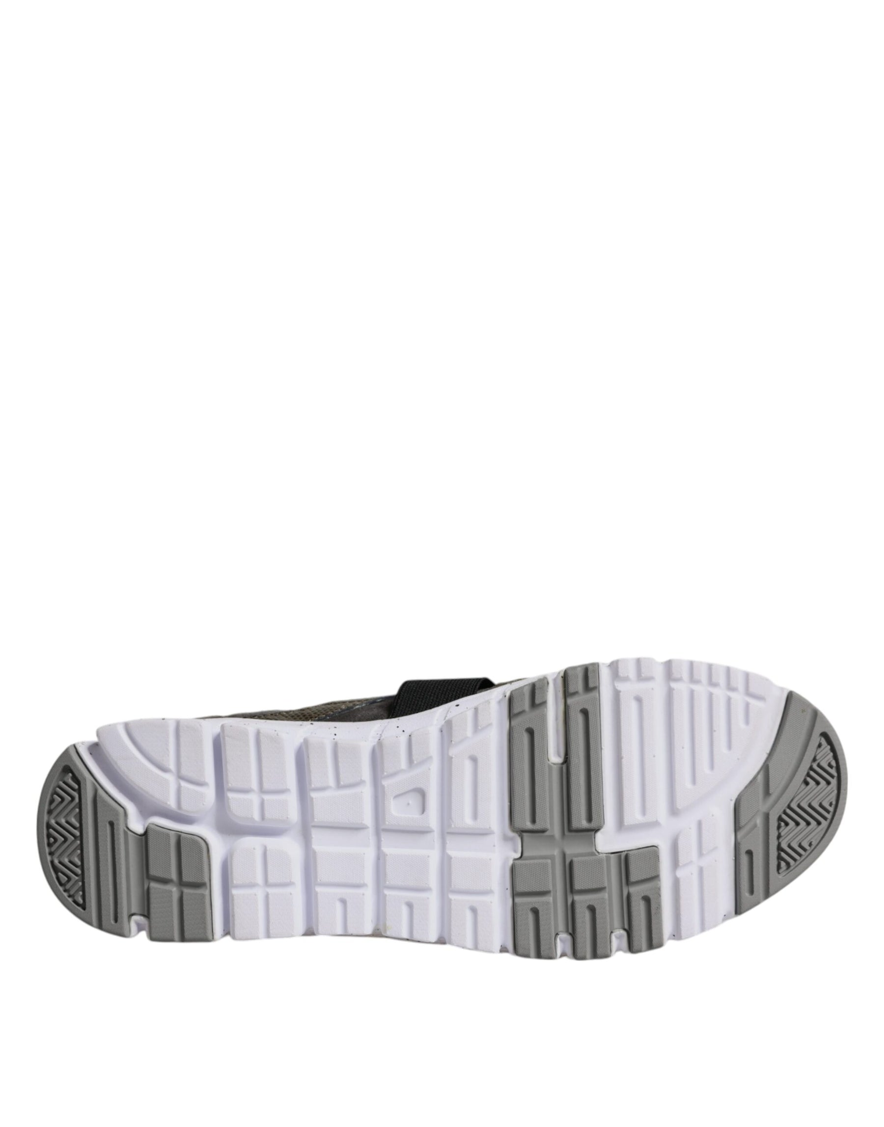 Dolce & Gabbana Multicolor Canvas Leather Low Top Sneaker Shoes | Regal Royce