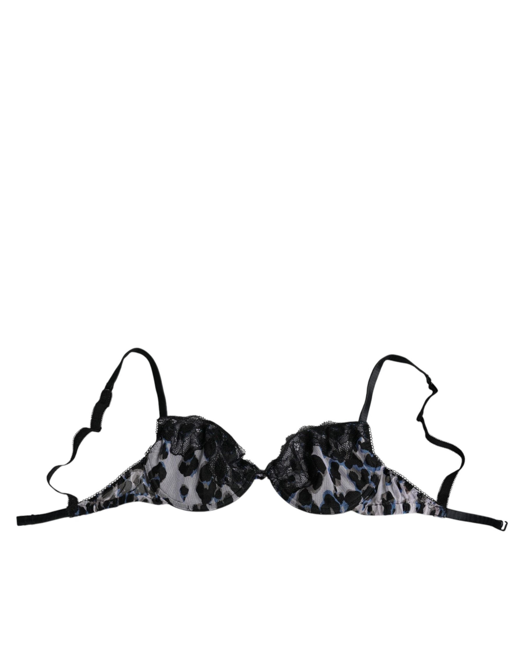 Roberto Cavalli White Leopard Push Up Reggiseno Bra Underwear | Regal Royce