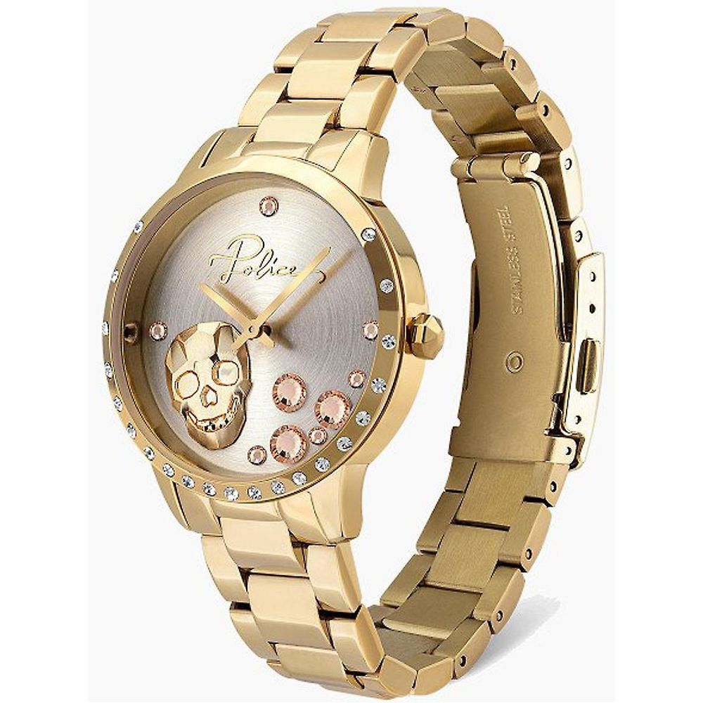 Police Gold Stainless Steel Dress Watch | Regal Royce