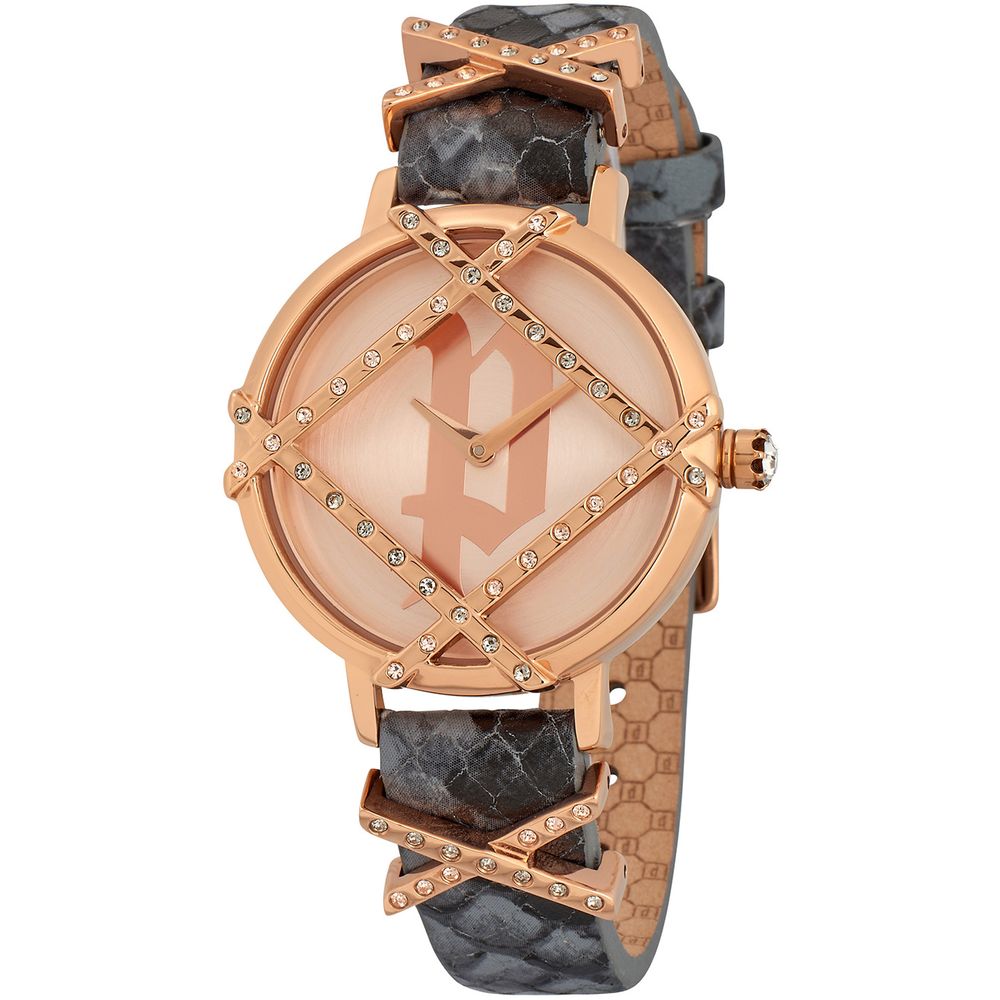 Police Gray Leather Dress Watch | Regal Royce