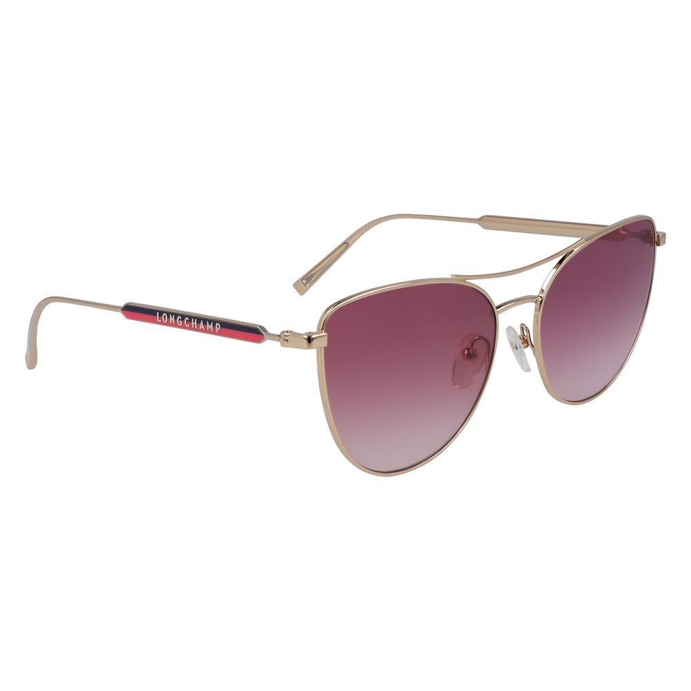 Longchamp Rose Gold Metal Sunglasses | Regal Royce