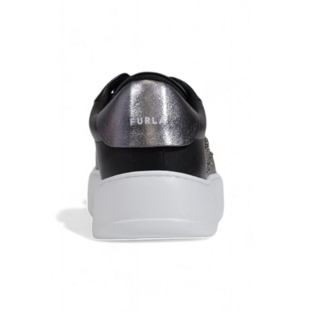 Furla Black Polyethylene Low Top Sneakers | Regal Royce