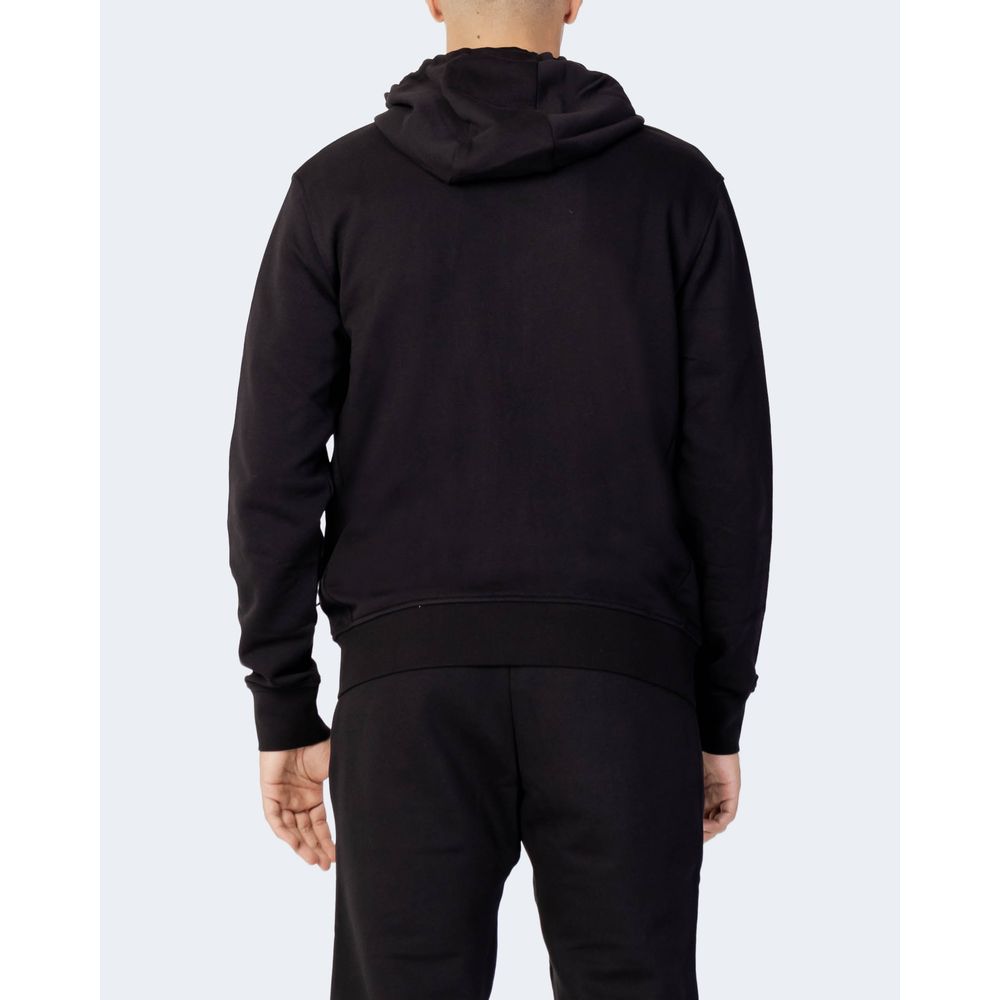 Armani Exchange Black Cotton Hoodie | Regal Royce