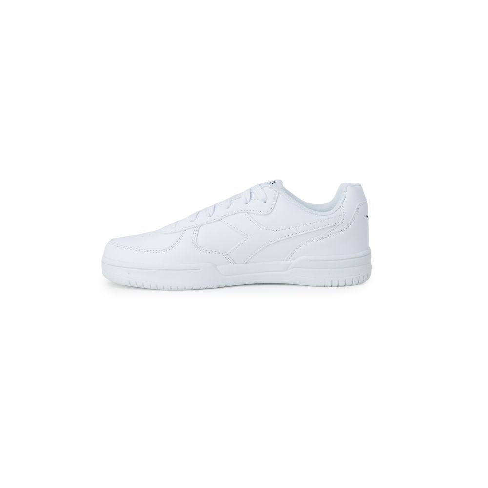 Diadora White Artificial Leather Low Top Sneakers | Regal Royce