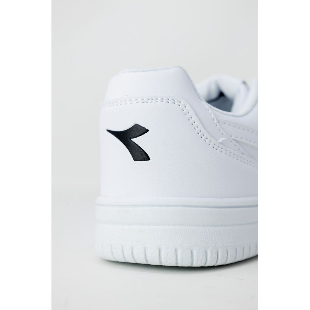 Diadora White Artificial Leather Low Top Sneakers | Regal Royce