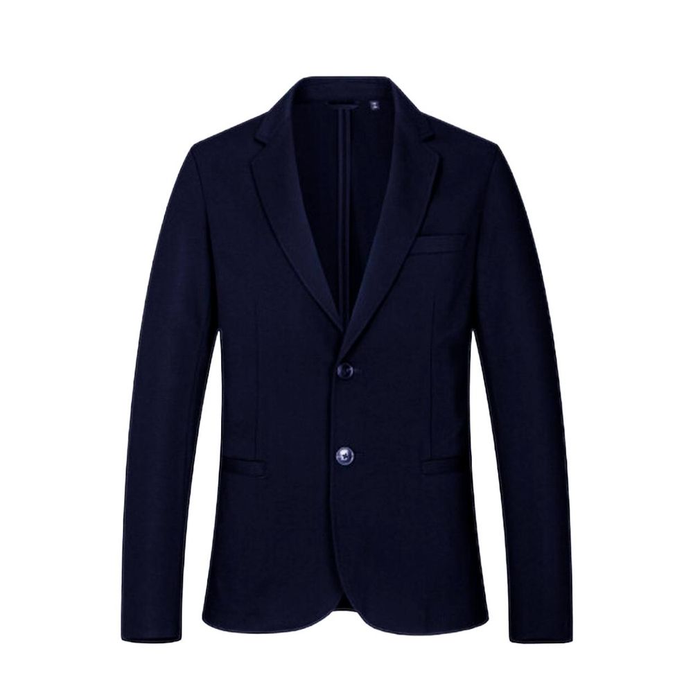 Armani Exchange Blue Viscose Blazer | Regal Royce