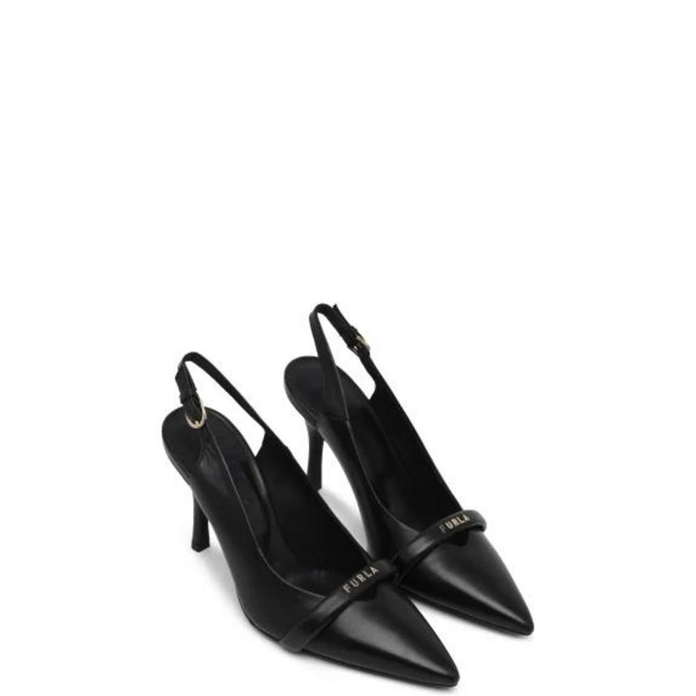 Furla Black Leather Pumps