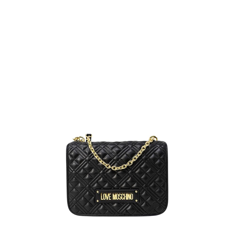 Love Moschino Black Polyethylene Handbag | Regal Royce