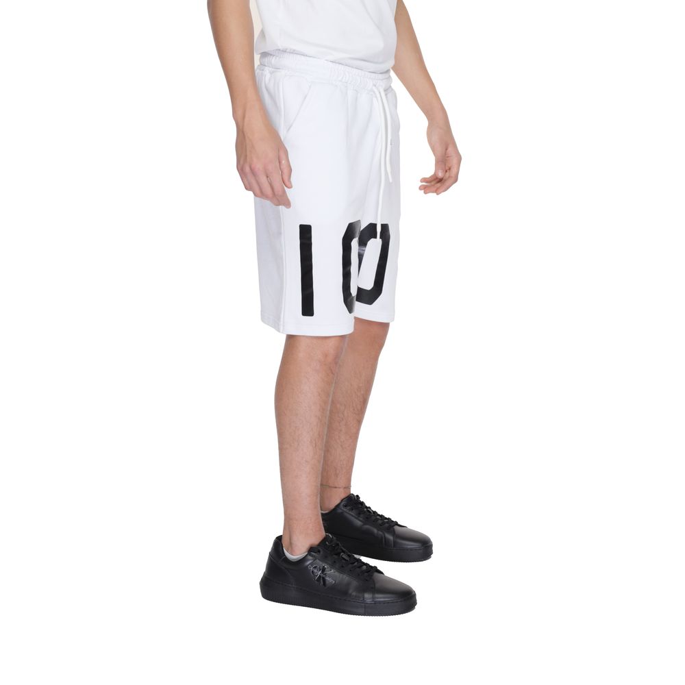 Icon White Cotton Bermuda Shorts | Regal Royce
