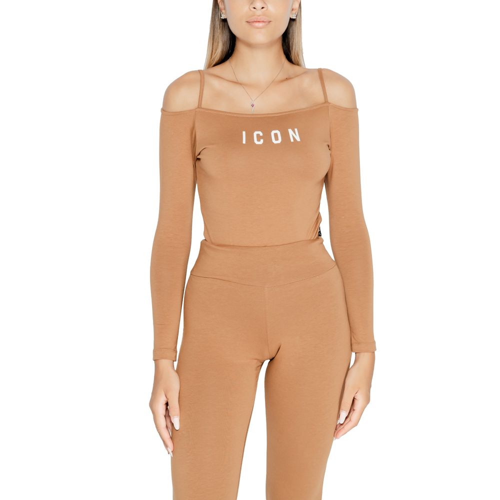 Icon Brown Cotton Bodysuit | Regal Royce