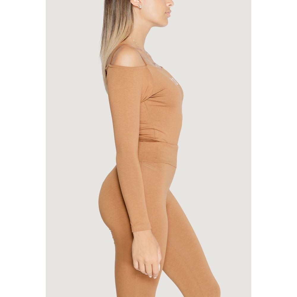 Icon Brown Cotton Bodysuit | Regal Royce