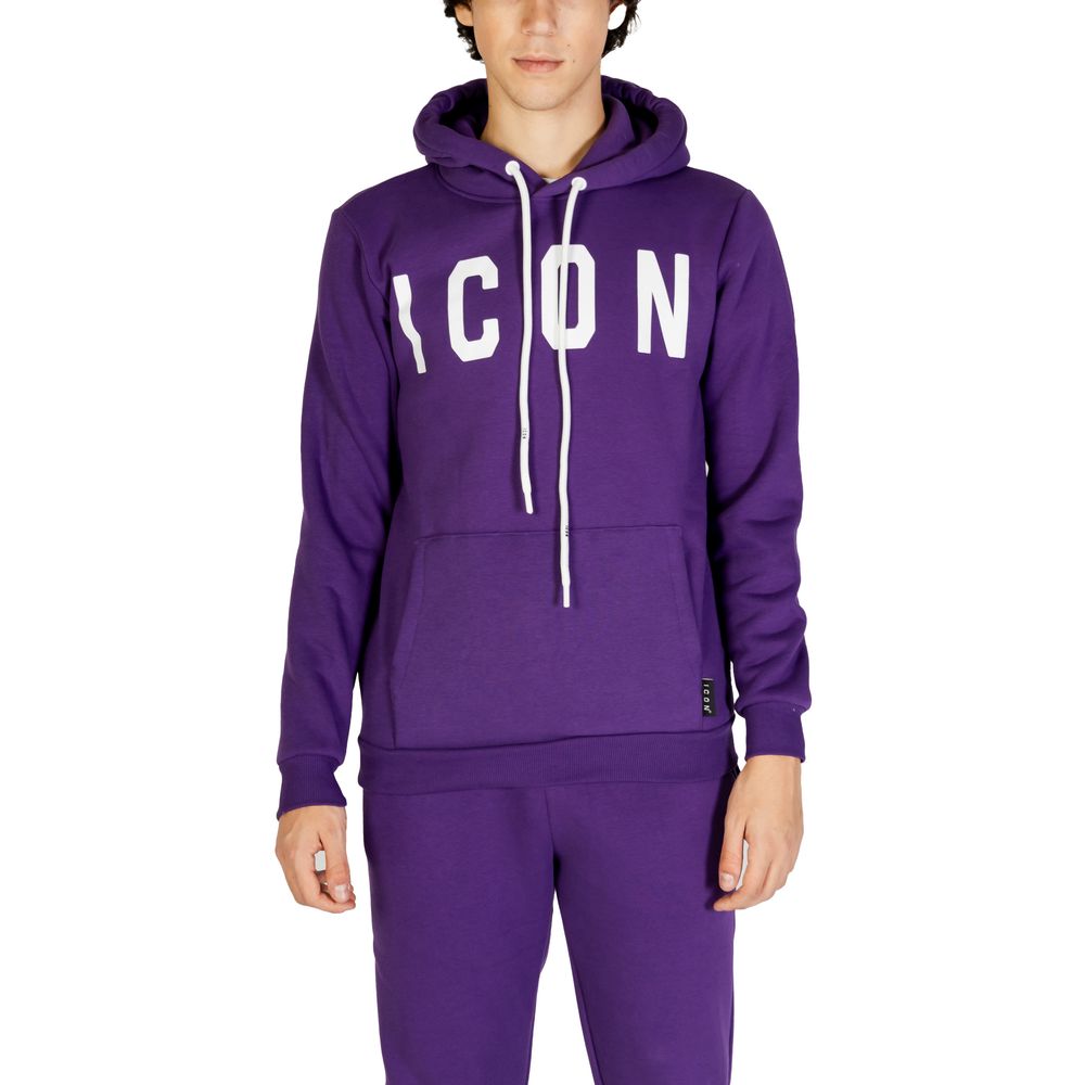 Icon Purple Cotton Hoodie | Regal Royce