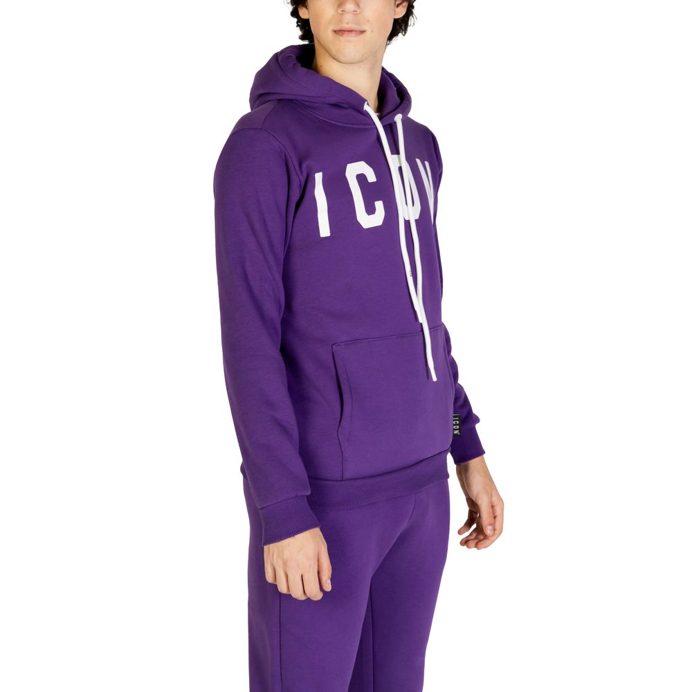 Icon Purple Cotton Hoodie | Regal Royce