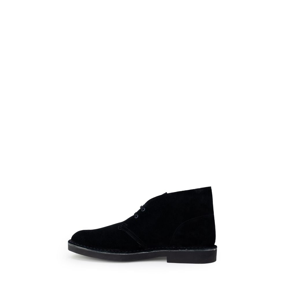 Clarks Black Leather Lace-Up Boots | Regal Royce