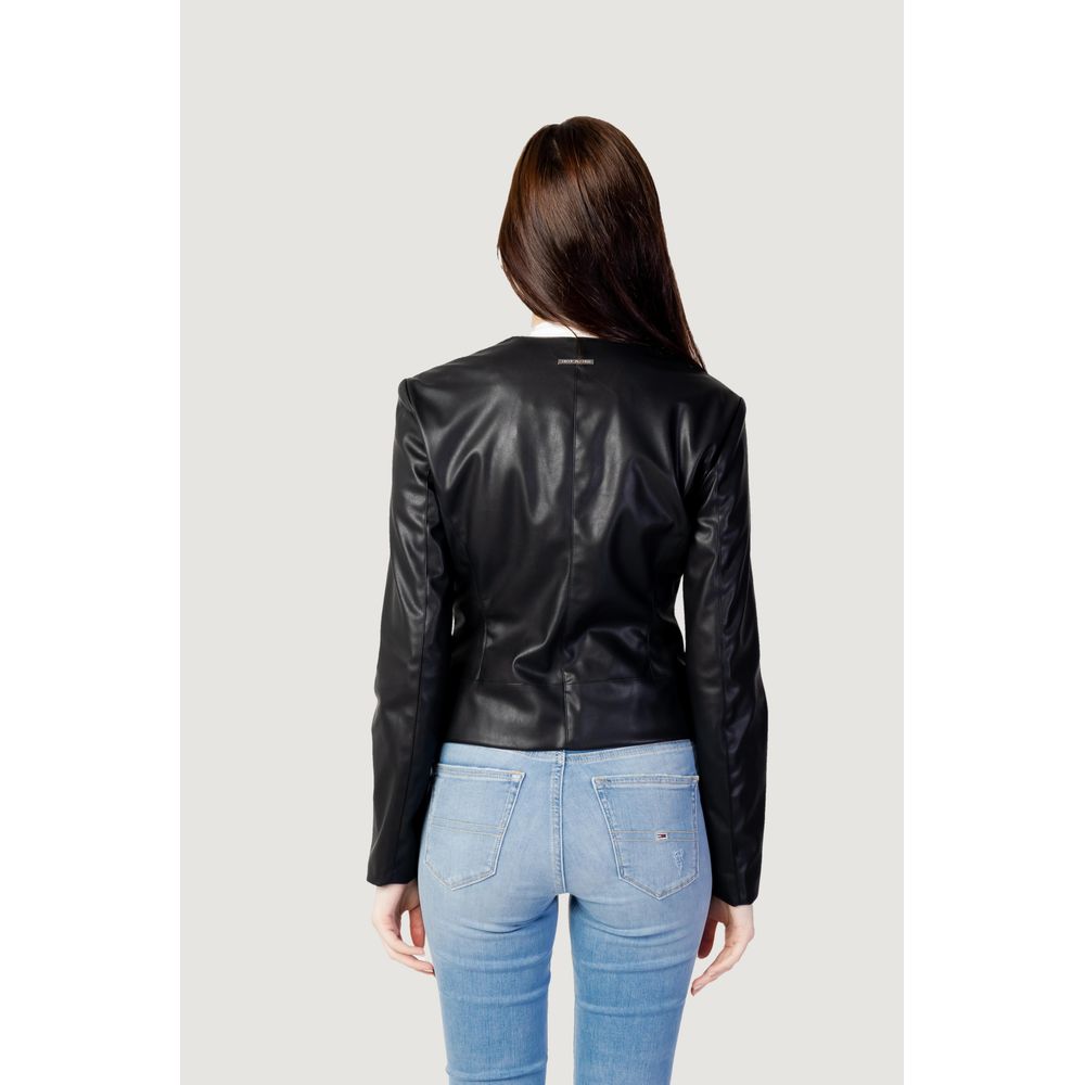 Armani Exchange Black Leather Jacket | Regal Royce