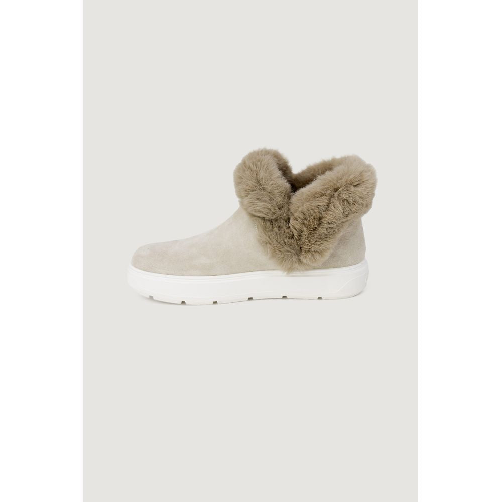 Love Moschino Beige Leather Chunky Sneakers | Regal Royce