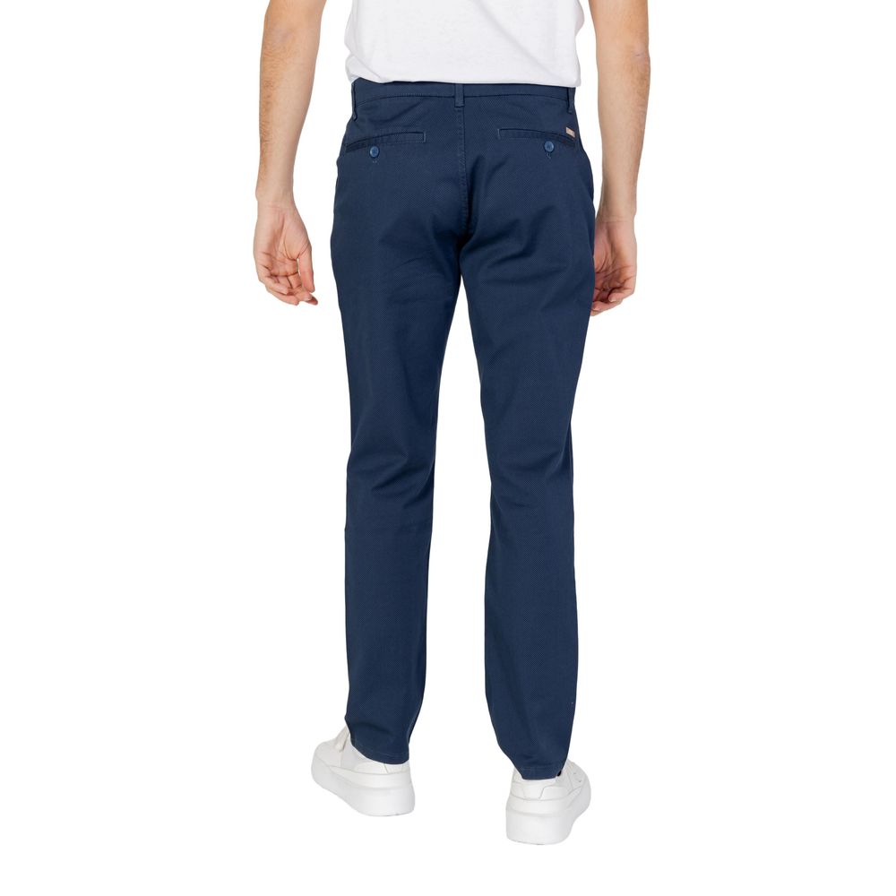 Armani Exchange Blue Cotton Casual Pants | Regal Royce