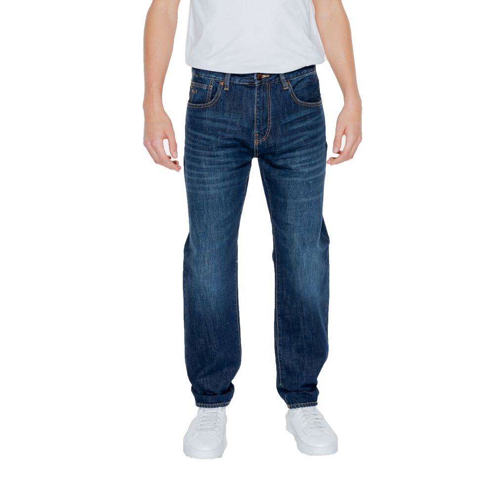 Armani Exchange Blue Cotton Skinny Jeans | Regal Royce