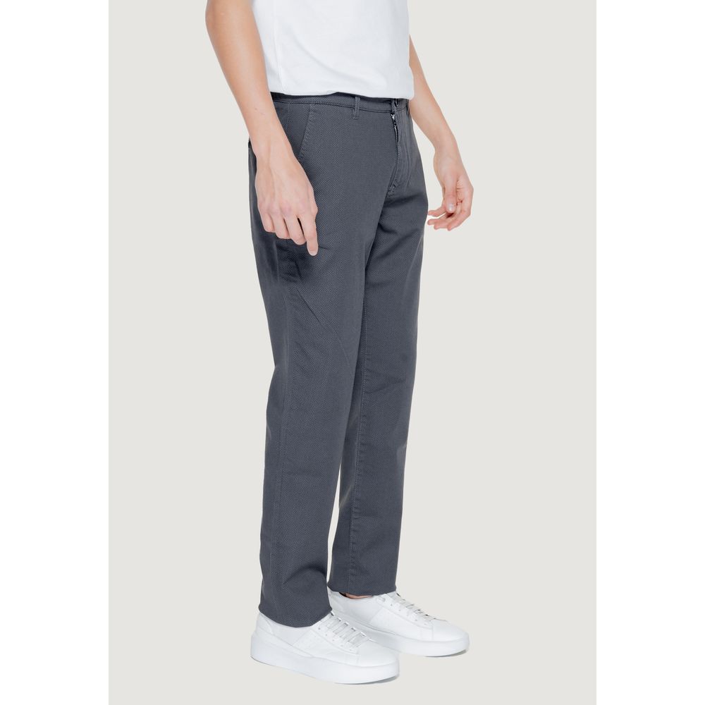 Armani Exchange Black Cotton Casual Pants | Regal Royce