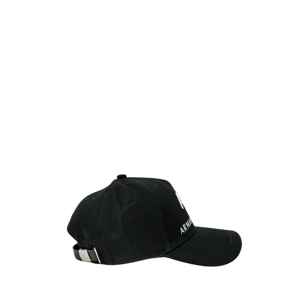 Armani Exchange Black Cotton Cap (Baseball Hat) | Regal Royce