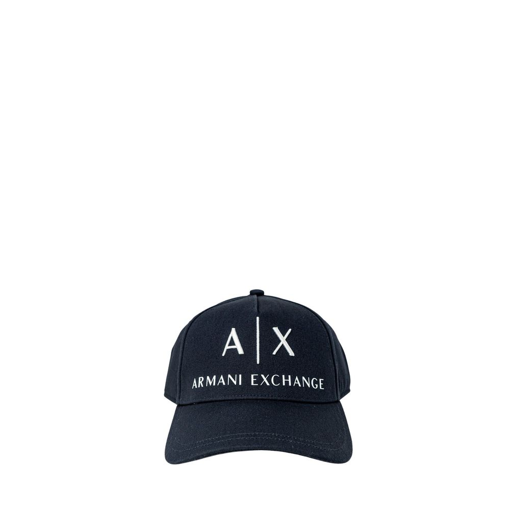 Armani Exchange Blue Cotton Cap (Baseball Hat) | Regal Royce