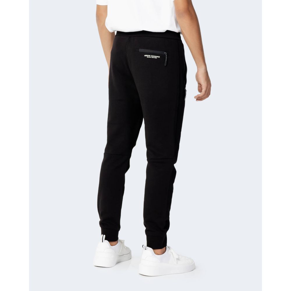 Armani Exchange Black Cotton Joggers (Workout Pants) | Regal Royce