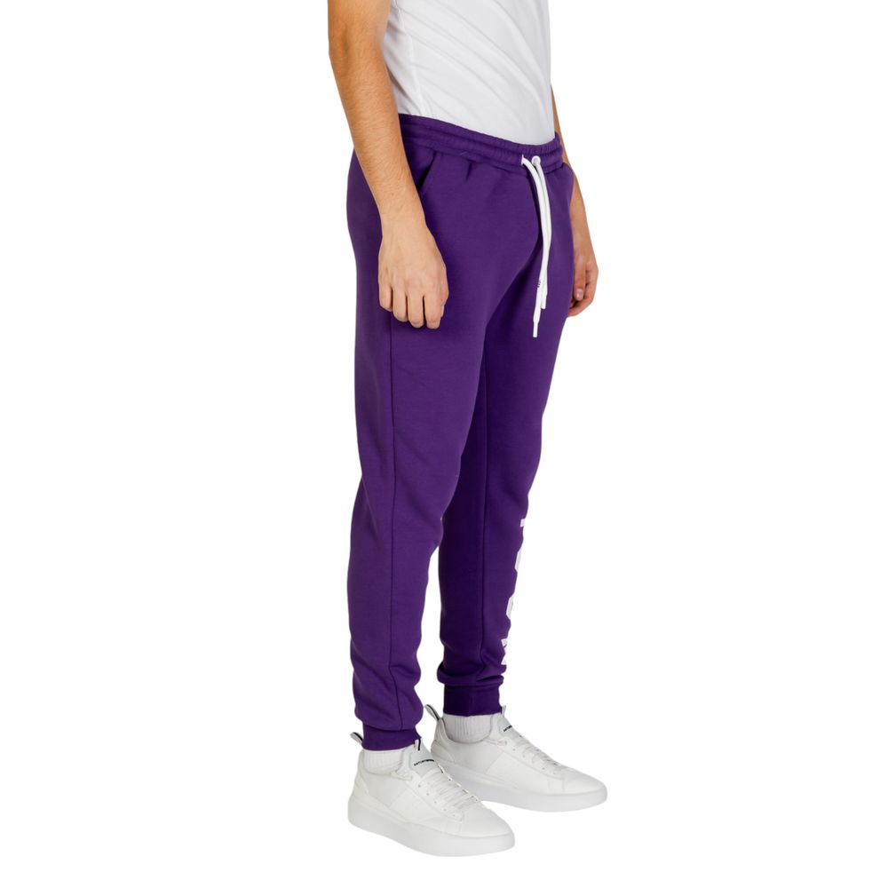 Icon Purple Cotton Joggers (Workout Pants) | Regal Royce