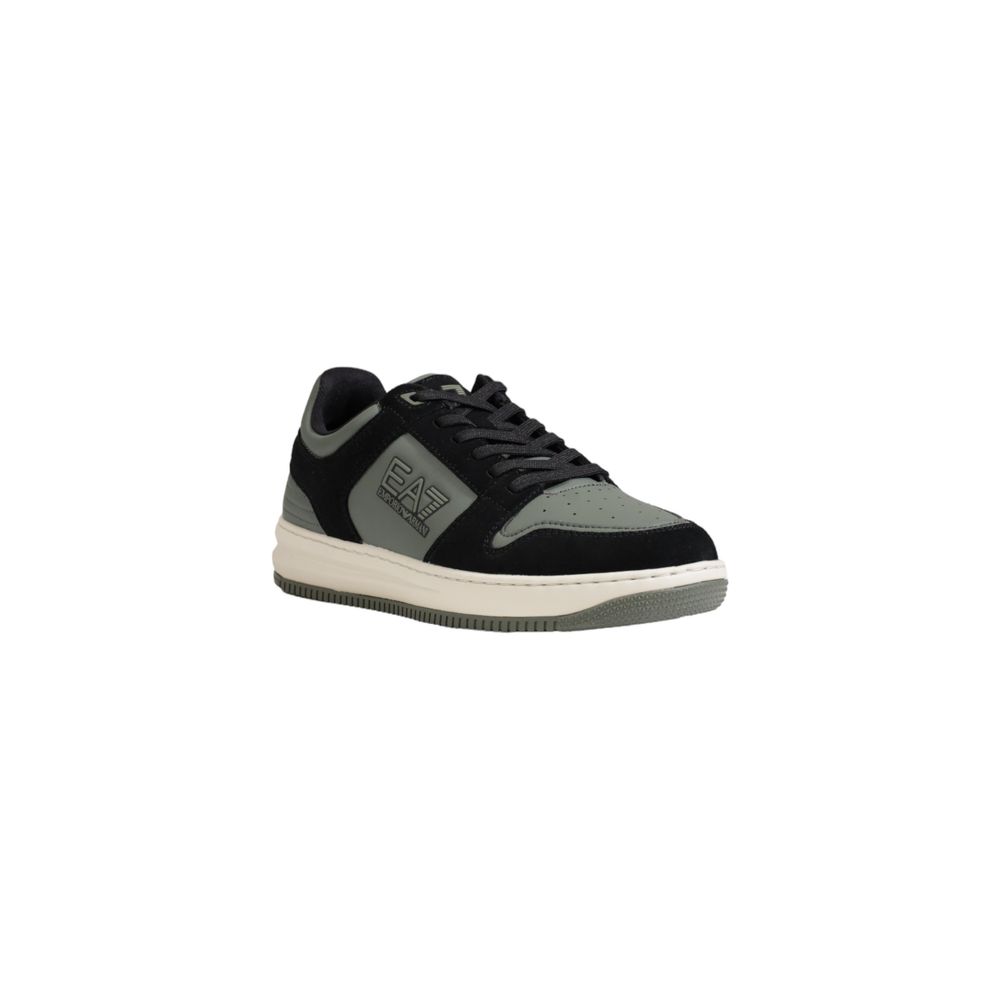 EA7 Emporio Armani Green Polyester Athletic Sneakers | Regal Royce