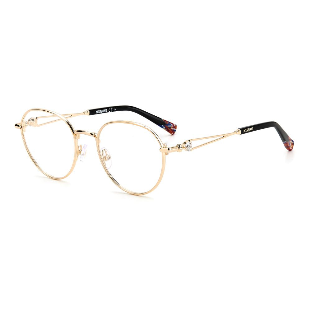 Missoni Gold Metal Glasses (Frames) | Regal Royce