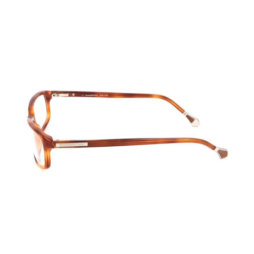Ermenegildo Zegna Brown Plastic Glasses (Frames) | Regal Royce