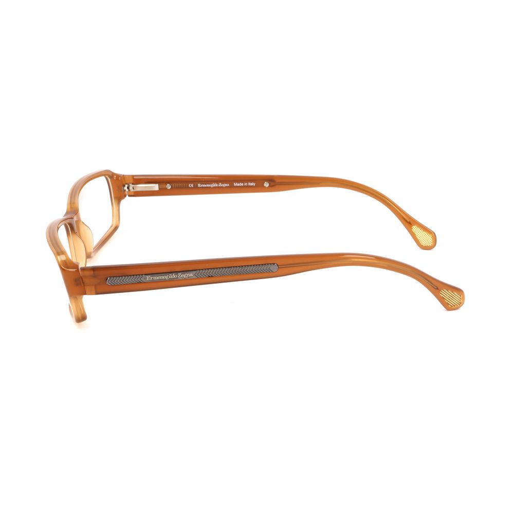 Ermenegildo Zegna Brown Plastic Glasses (Frames) | Regal Royce