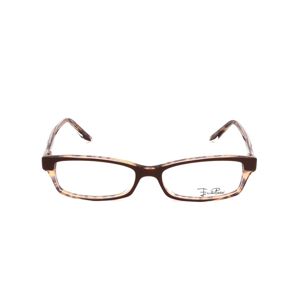 Emilio Pucci Brown Plastic Glasses (Frames) | Regal Royce