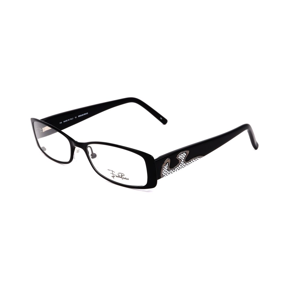 Emilio Pucci Black Metal Glasses (Frames) | Regal Royce