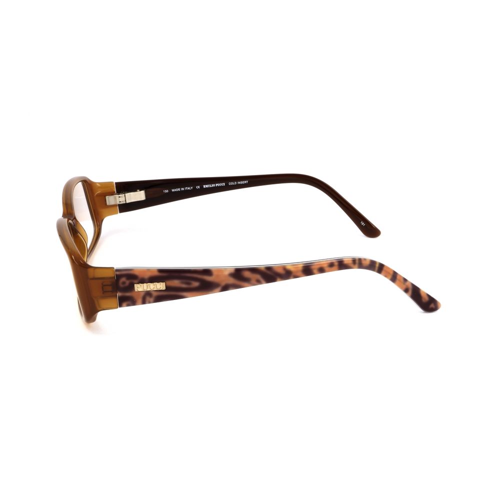 Emilio Pucci Brown Plastic Glasses (Frames) | Regal Royce