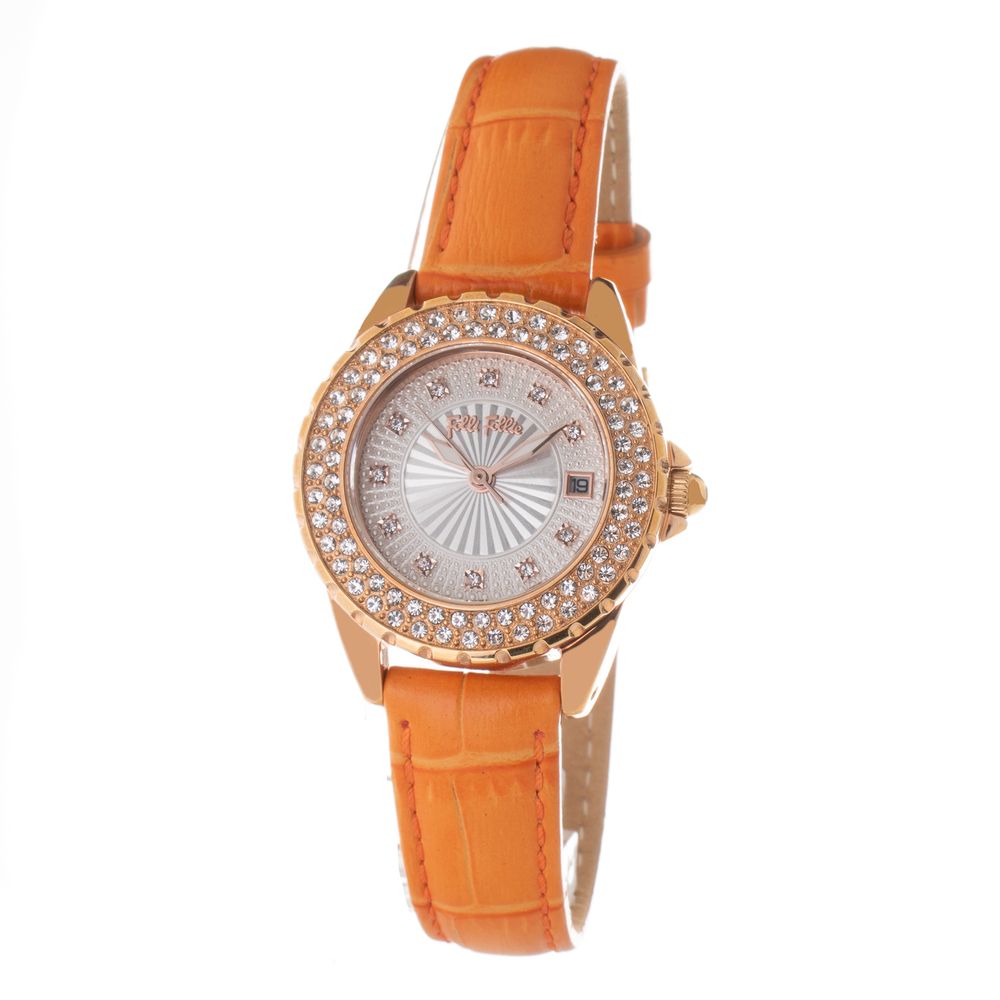 Folli Follie Orange Leather Dress Watch | Regal Royce
