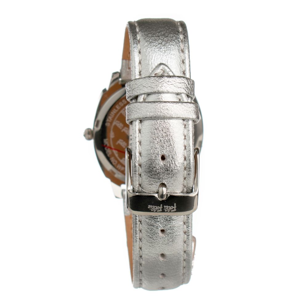 Folli Follie Gray Leather Dress Watch | Regal Royce