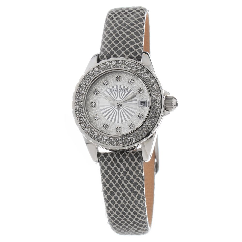 Folli Follie Gray Leather Dress Watch | Regal Royce
