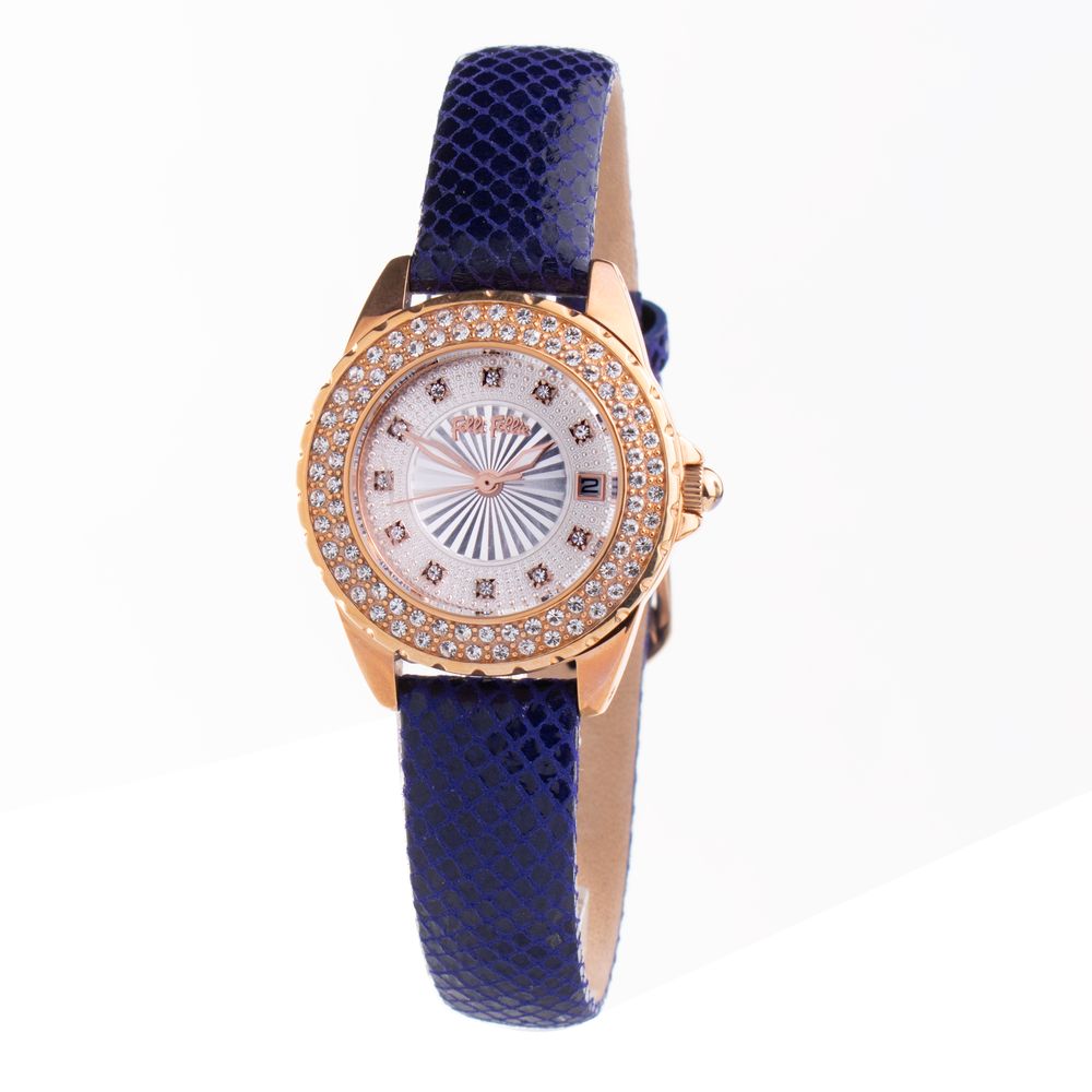 Folli Follie Blue Leather Dress Watch | Regal Royce