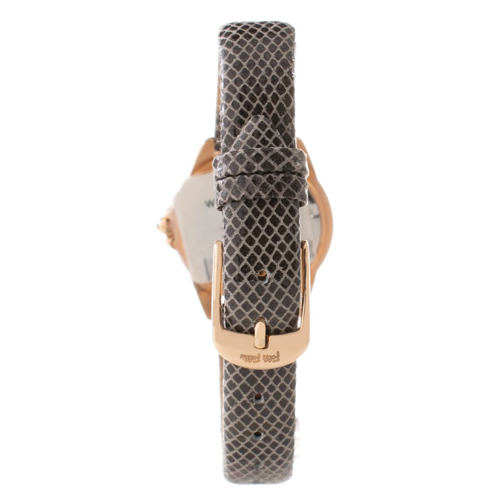 Folli Follie Gray Leather Dress Watch | Regal Royce