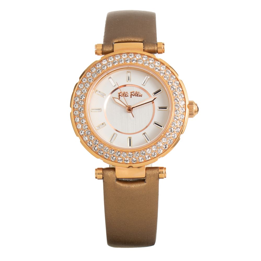 Folli Follie Brown Leather Dress Watch | Regal Royce