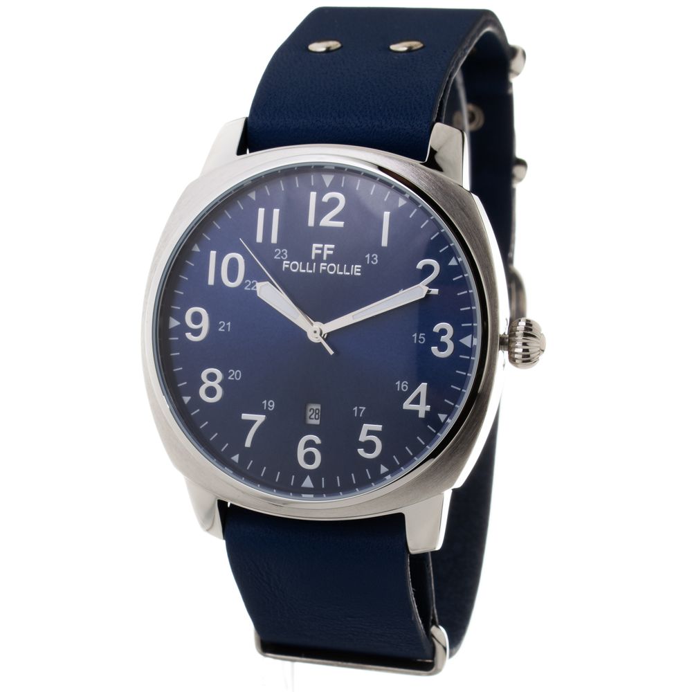 Folli Follie Blue Leather Dress Watch | Regal Royce