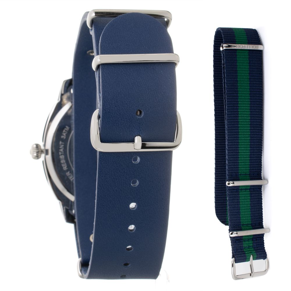 Folli Follie Blue Leather Dress Watch | Regal Royce