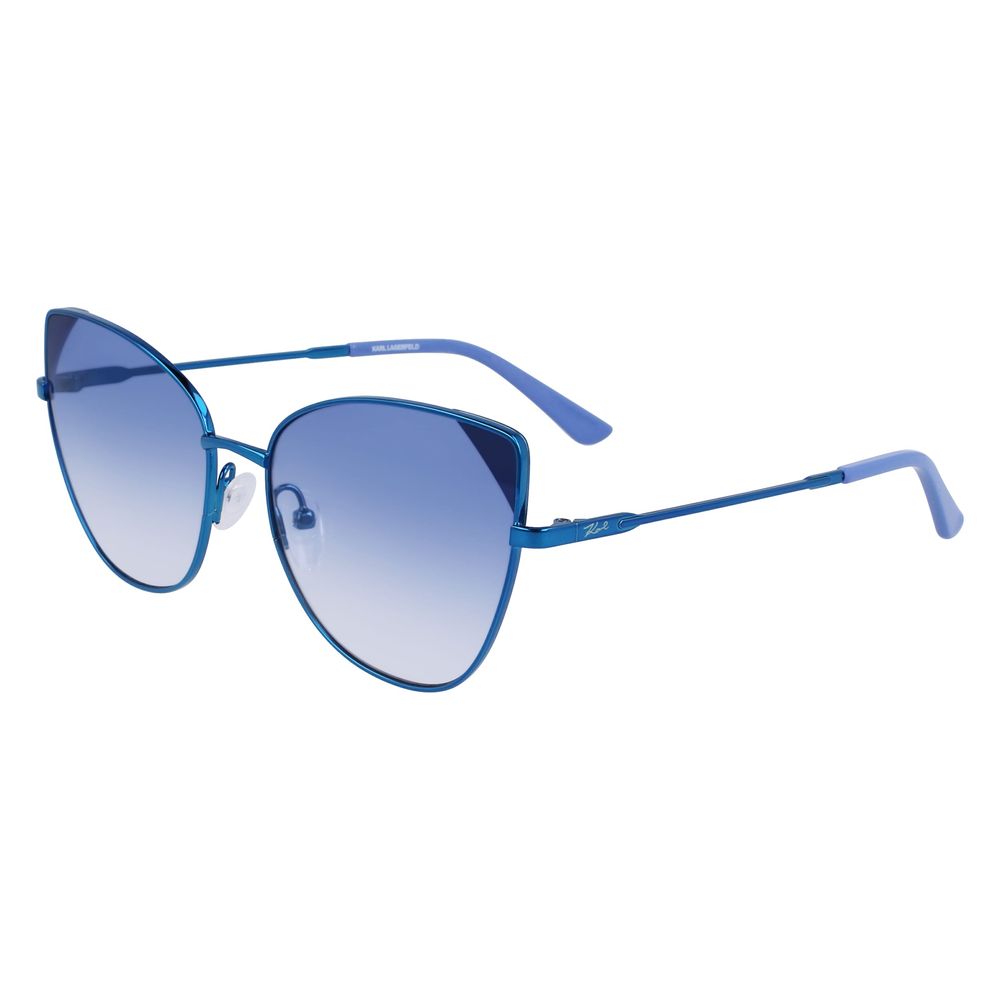 Karl Lagerfeld Blue Metal Sunglasses | Regal Royce