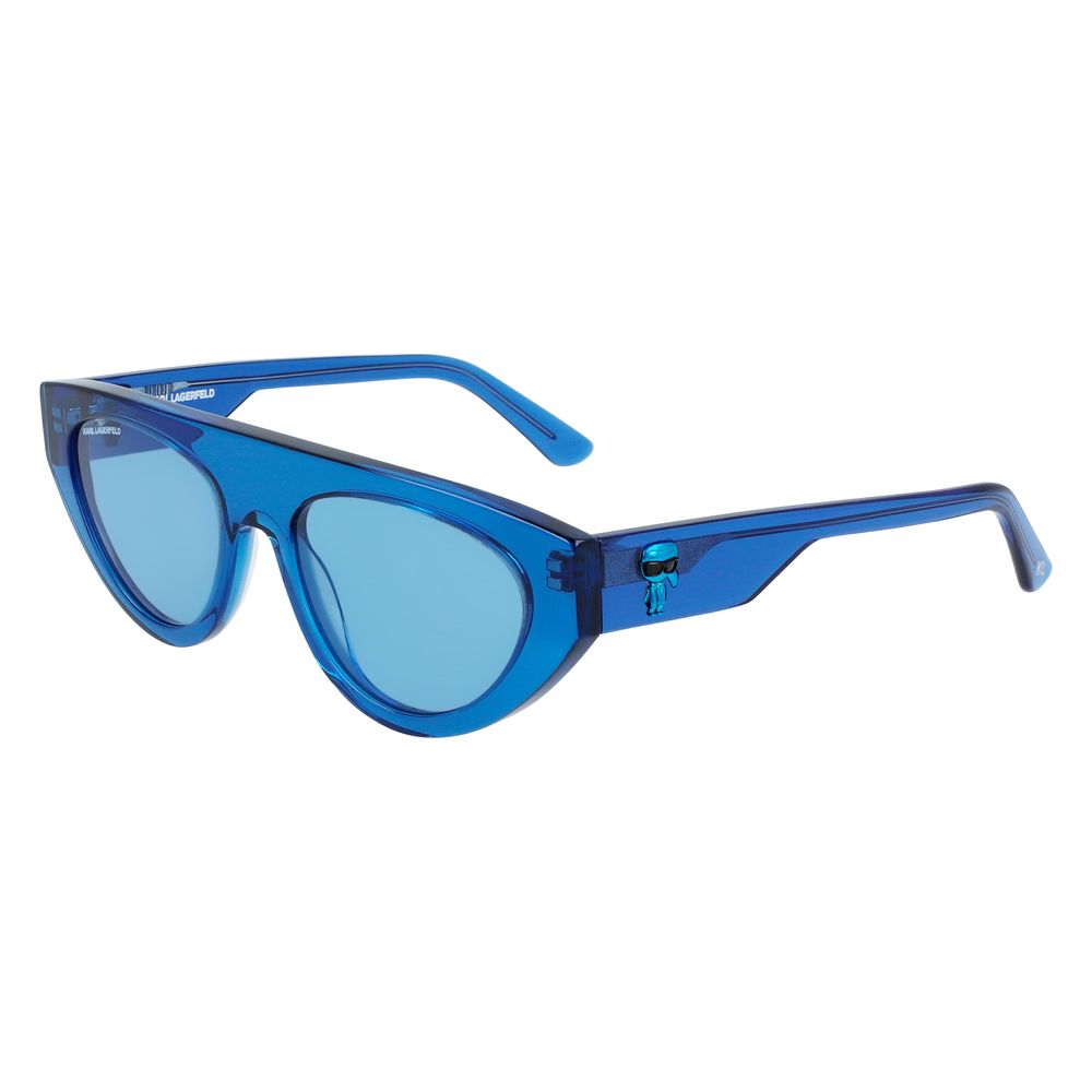 Karl Lagerfeld Blue Acetate Sunglasses | Regal Royce