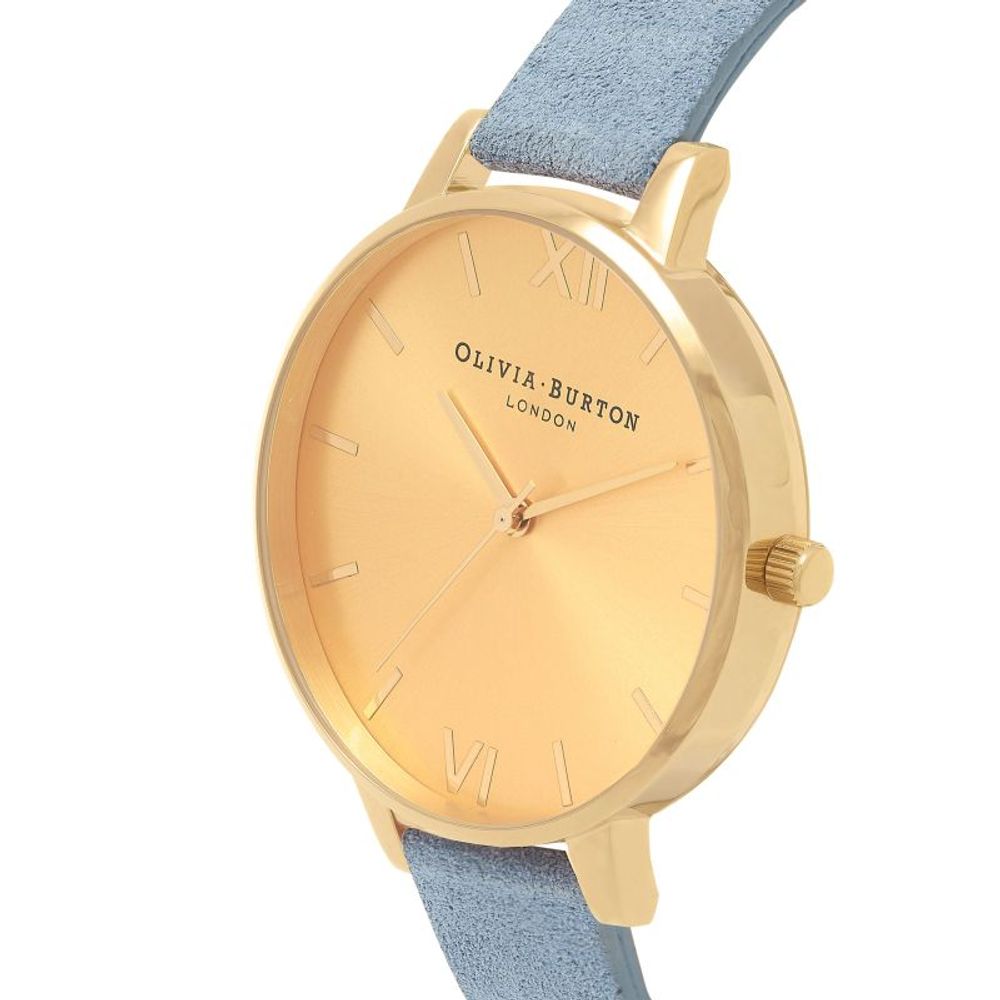 Olivia Burton Blue Artificial Leather Dress Watch | Regal Royce