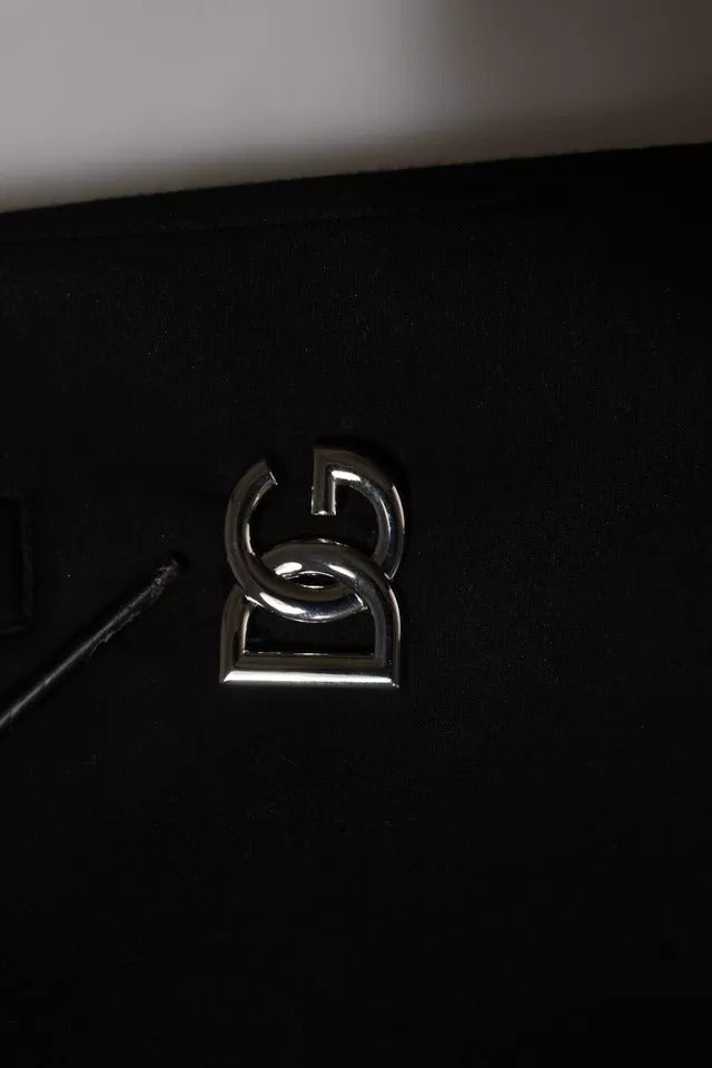 Dolce & Gabbana Black Modal DG Logo Jogger Men Sweatpants Pants | Regal Royce